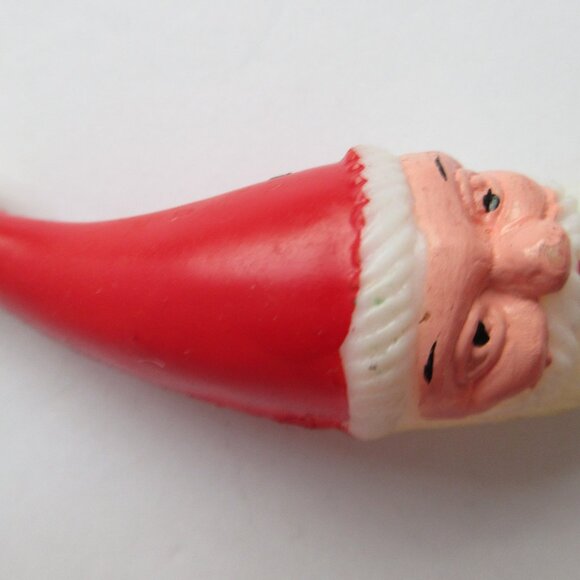 17 pc Christmas Cupcake Picks Santa Heads,  Soldiers, Candle Holders + Spir-It - Picture 4 of 15